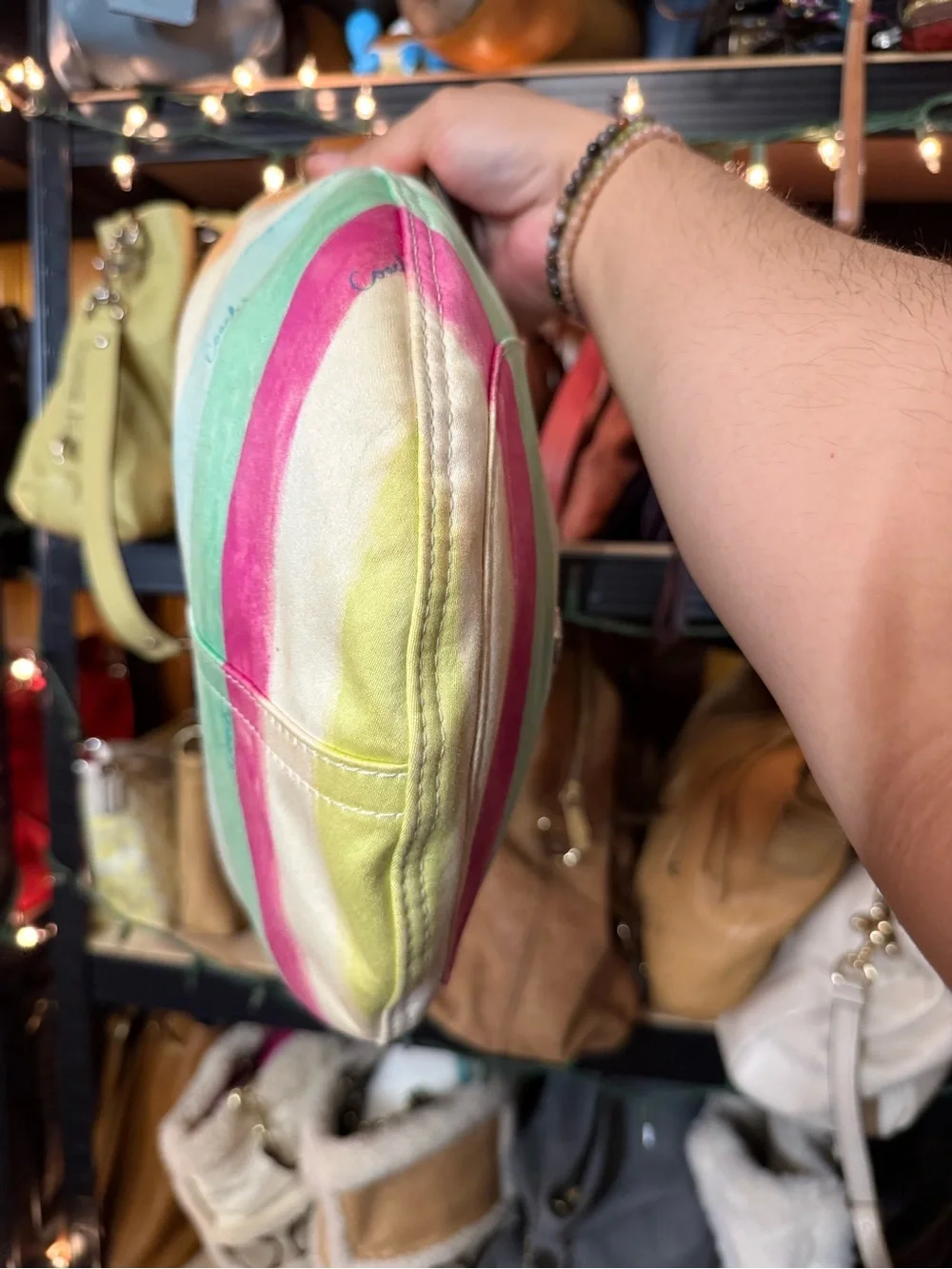 Coach hampton hobo watercolor shoulder bag